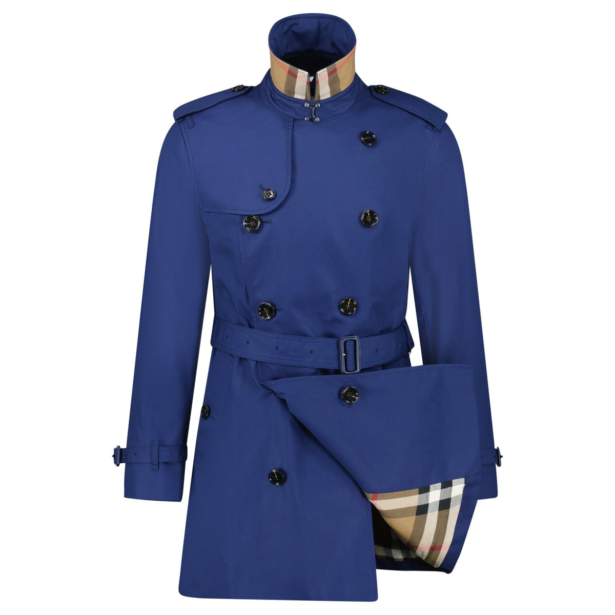 Burberry 'Brockham' Double Breasted Belted Trench Jacket Navy Burberry 'Brockham' Double Breasted Belted Trench Jacket Navy