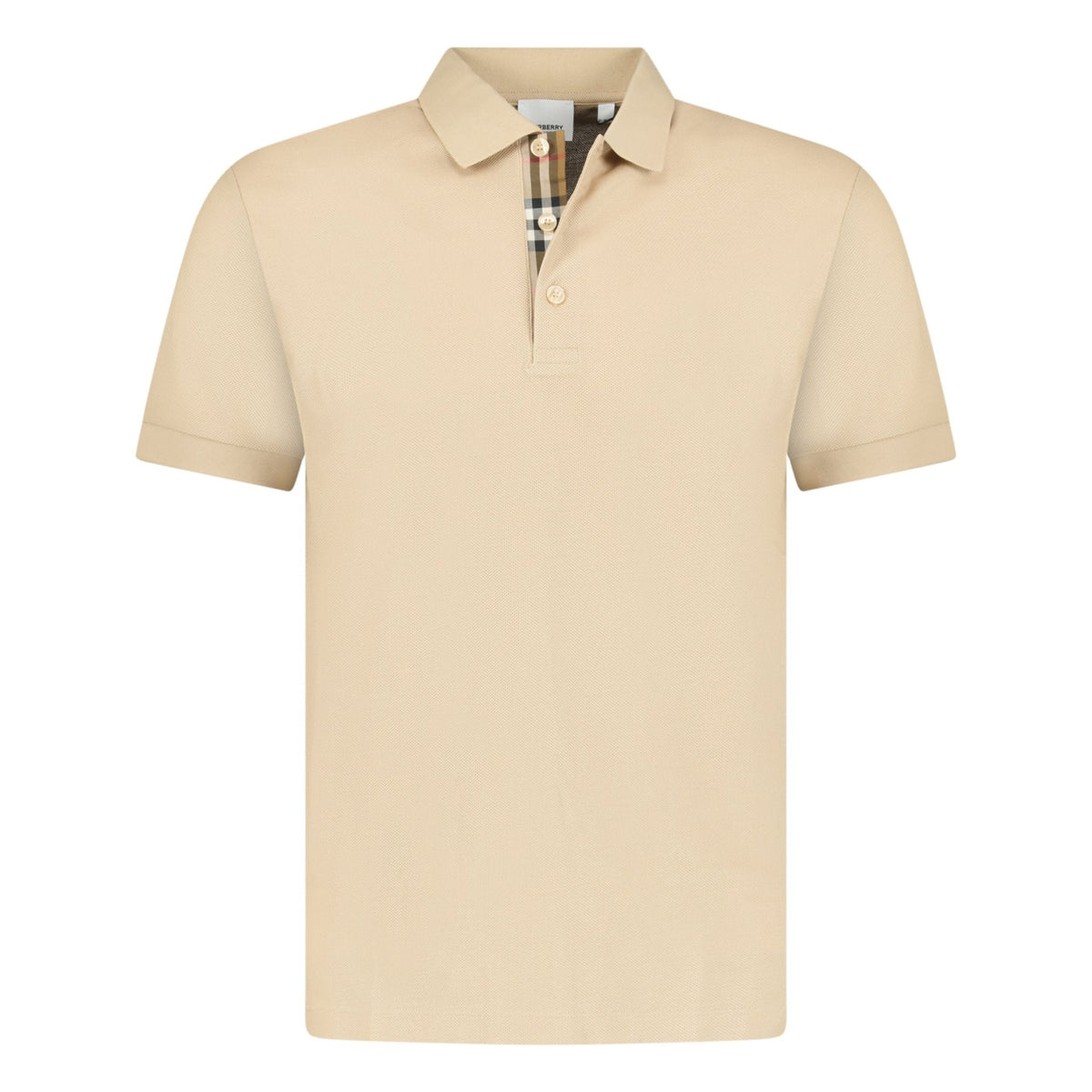 Burberry 'Hartford' Check Polo Soft Fawn– chancefashionco