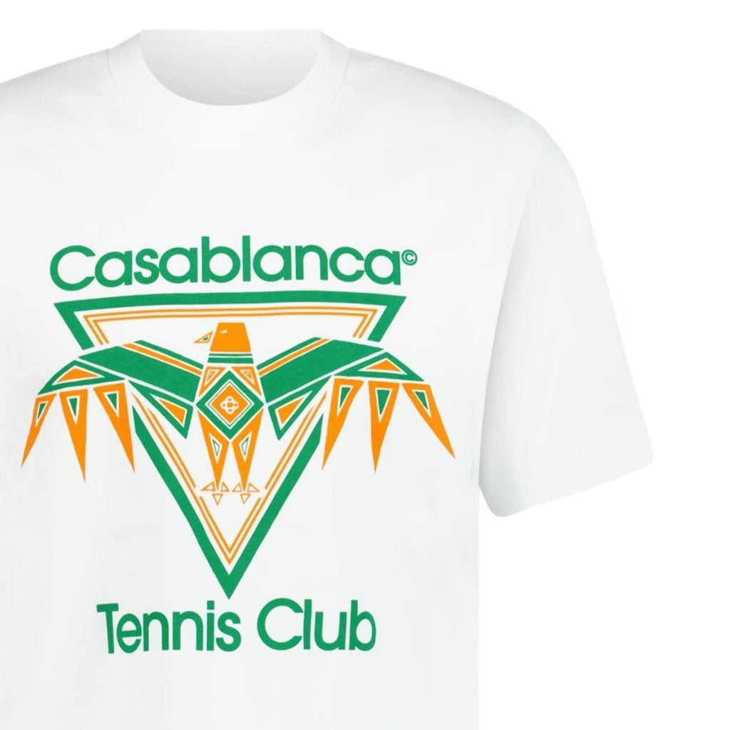Casablanca Eagle 'Tennis Club' T-Shirt White - chancefashionco