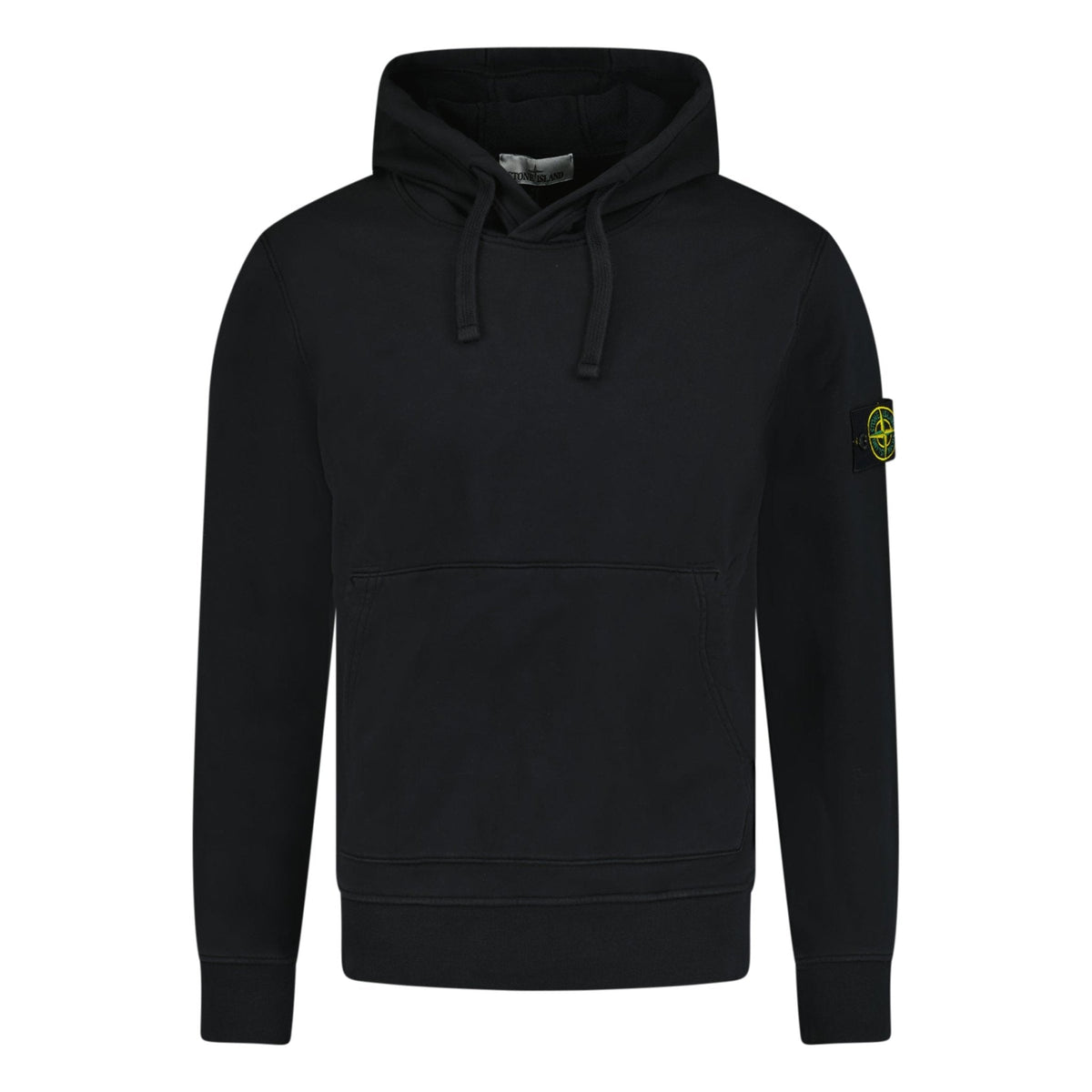 Stone island hoodie black mens online