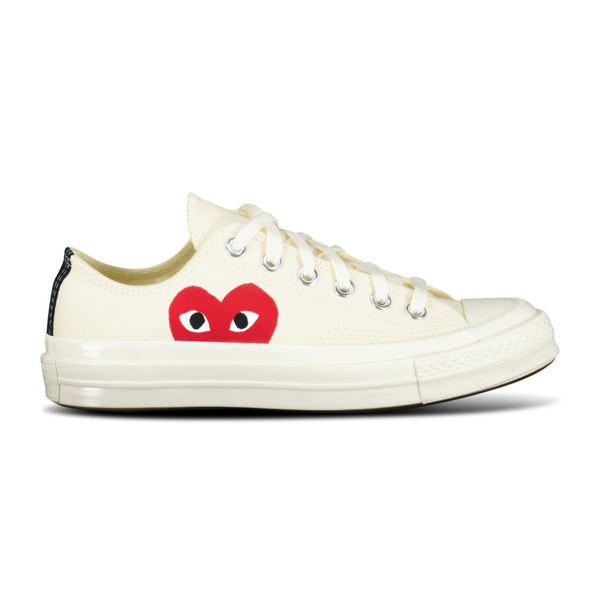 Converse play white clearance low