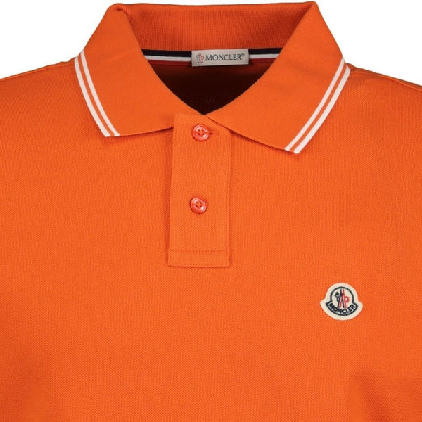 moncler orange polo