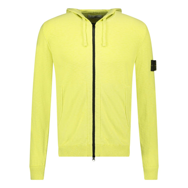 Mens stone island zip on sale hoodie