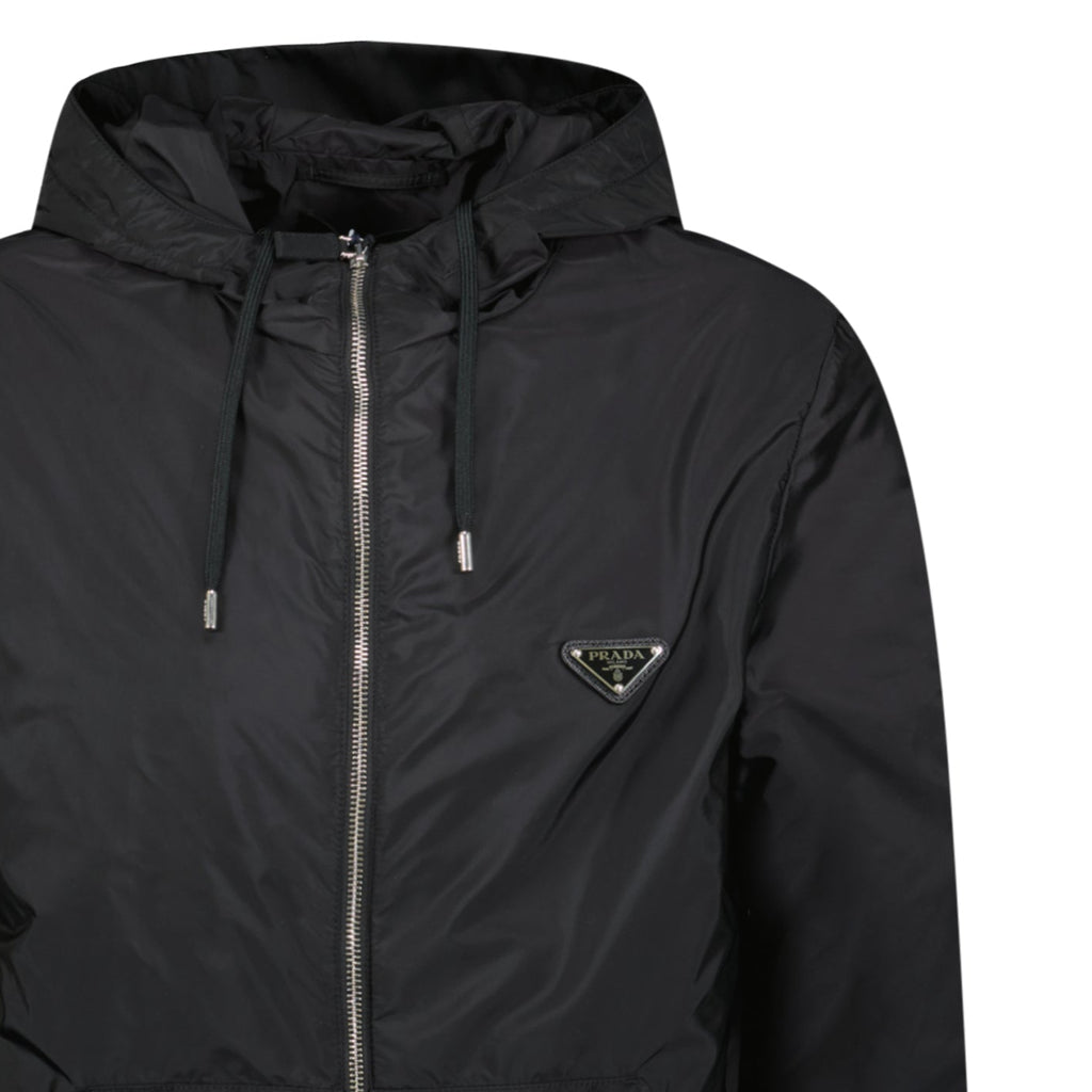Prada Re-Nylon Windbreaker Black - chancefashionco