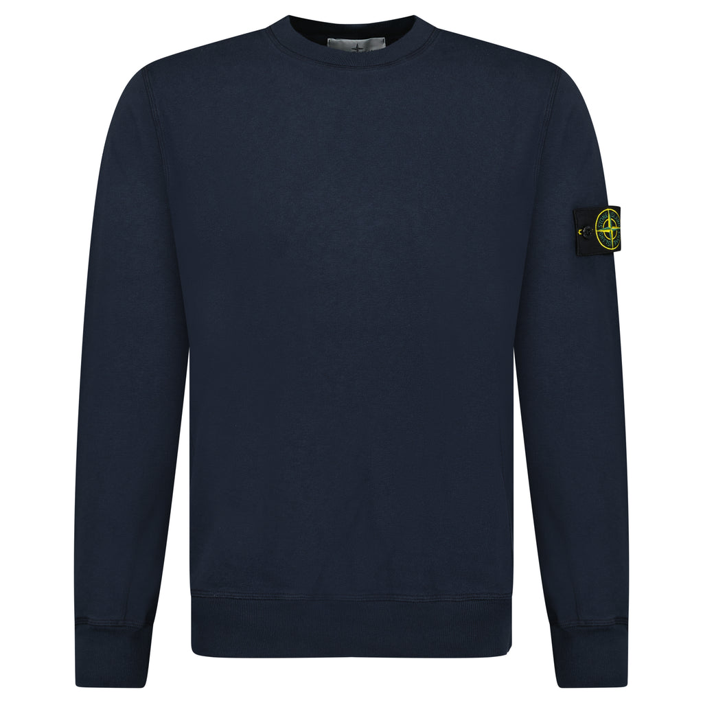 Stone Island Malfie 'Old Effect' Sweatshirt Navy - chancefashionco
