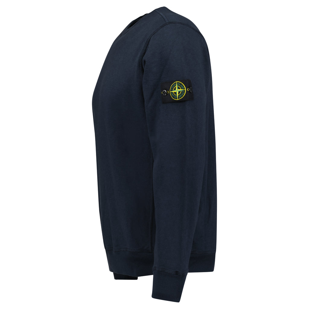 Stone Island Malfie 'Old Effect' Sweatshirt Navy - chancefashionco
