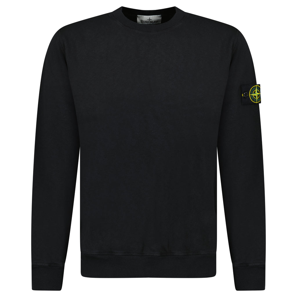 Stone Island Malfie 'Old Effect' Sweatshirt Black - chancefashionco
