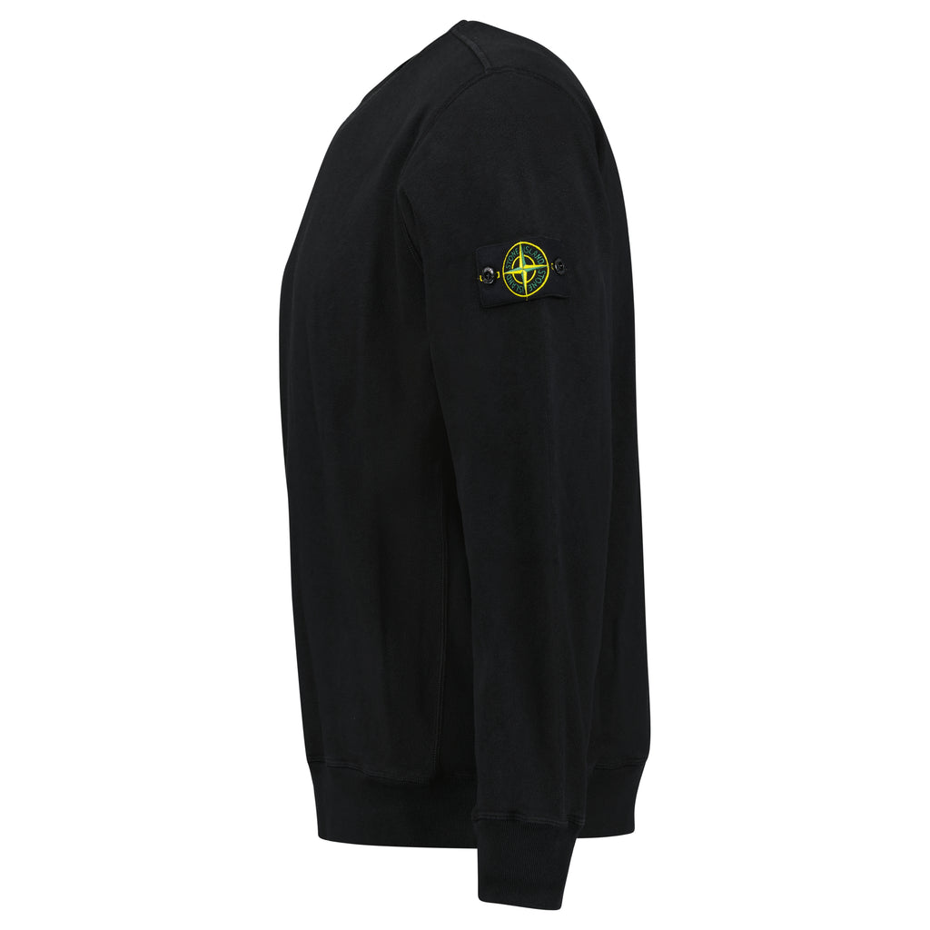 Stone Island Malfie 'Old Effect' Sweatshirt Black - chancefashionco
