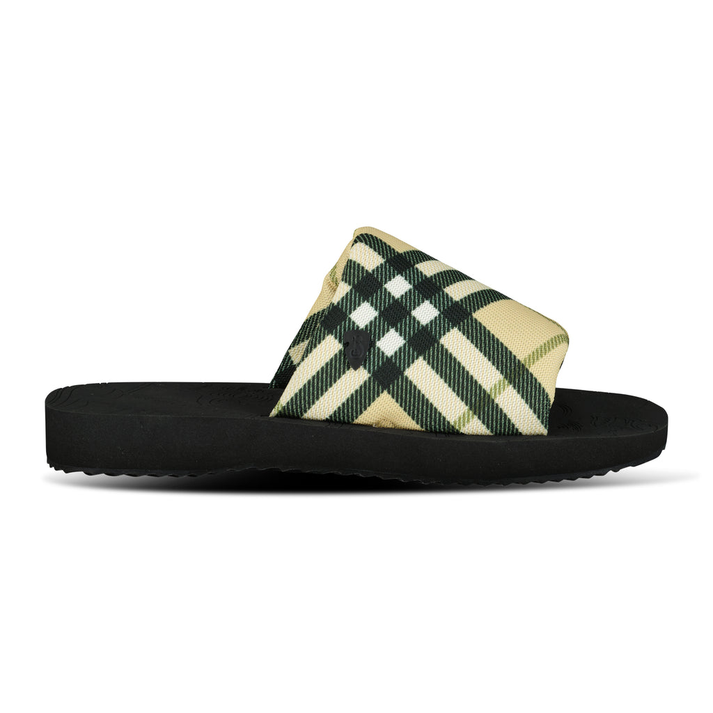 Burberry Trek Check Sliders - chancefashionco