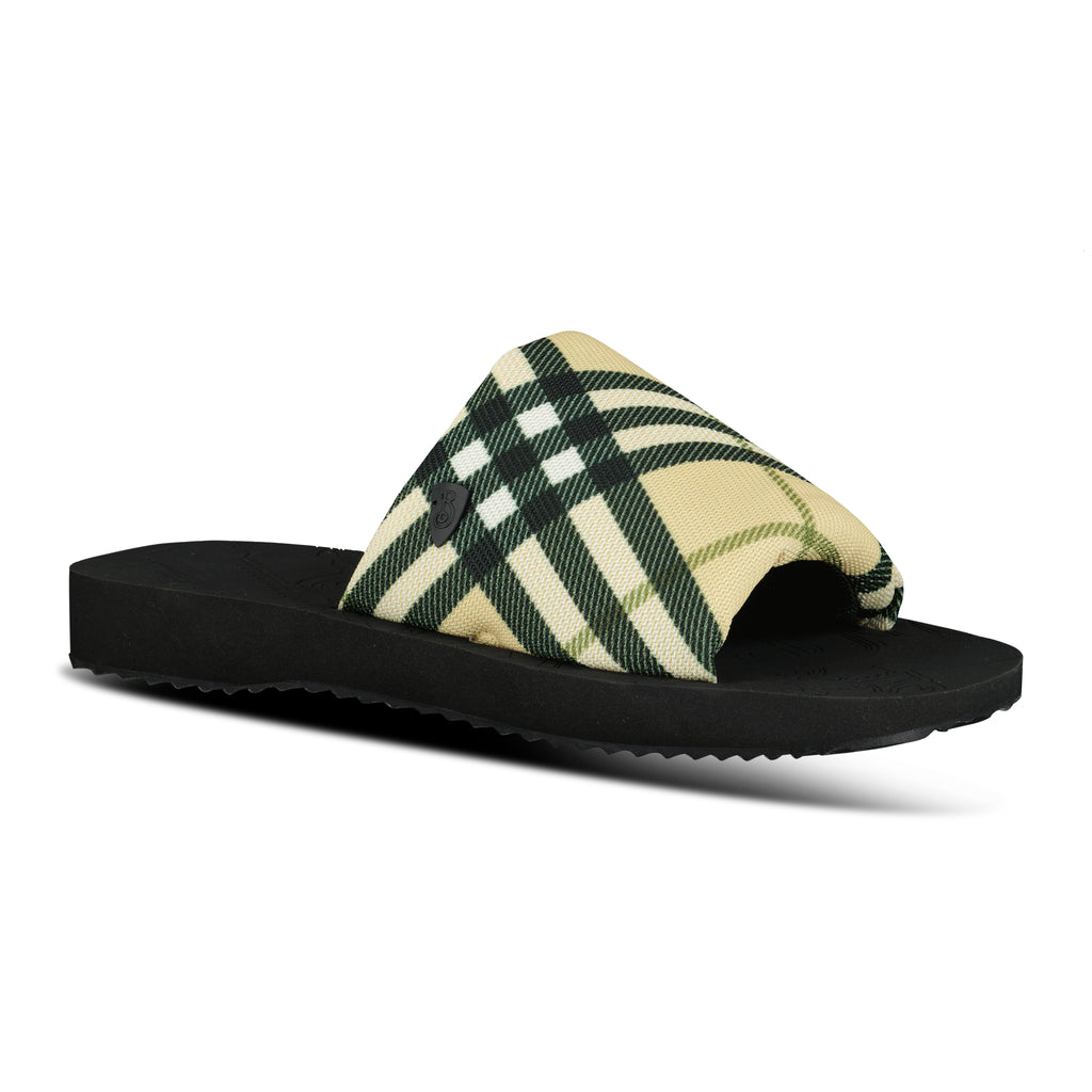 Burberry Trek Check Sliders - chancefashionco