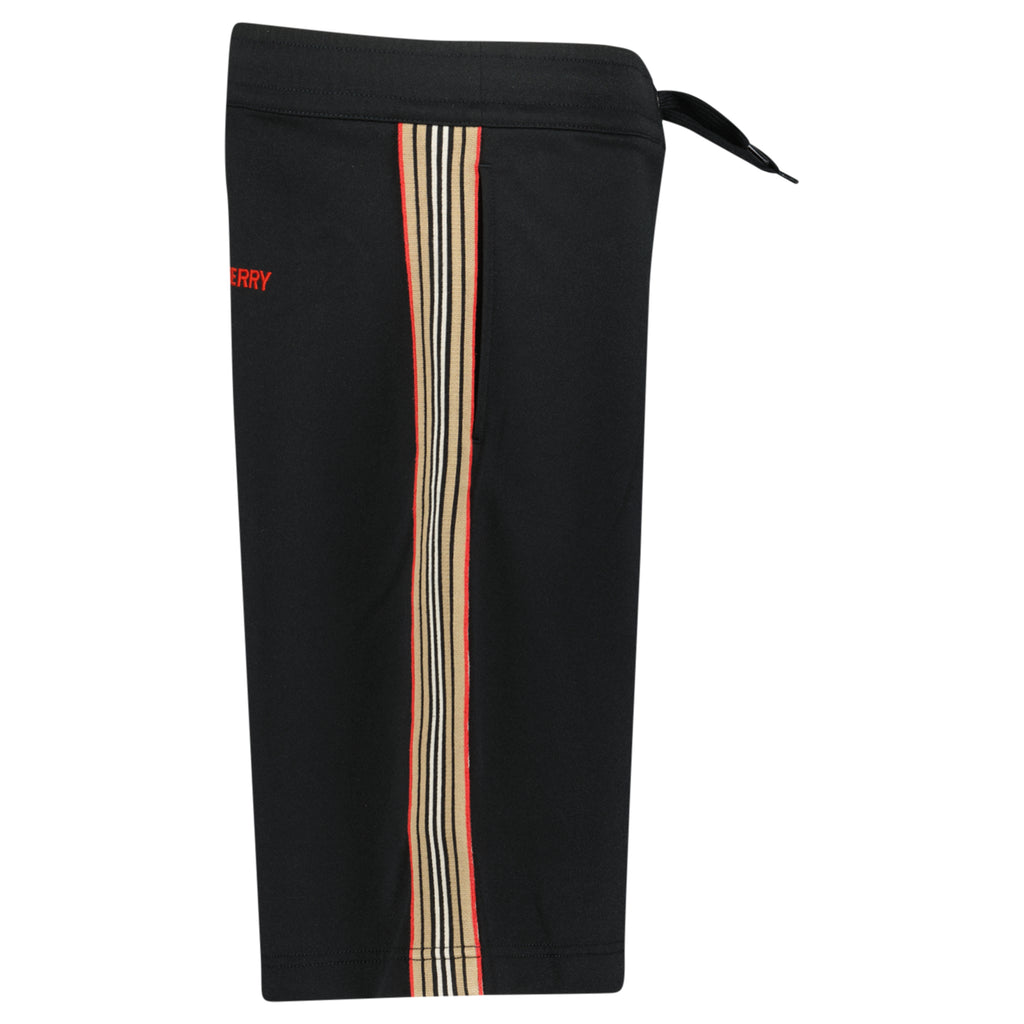 Burberry Striped Logo Shorts Black - chancefashionco