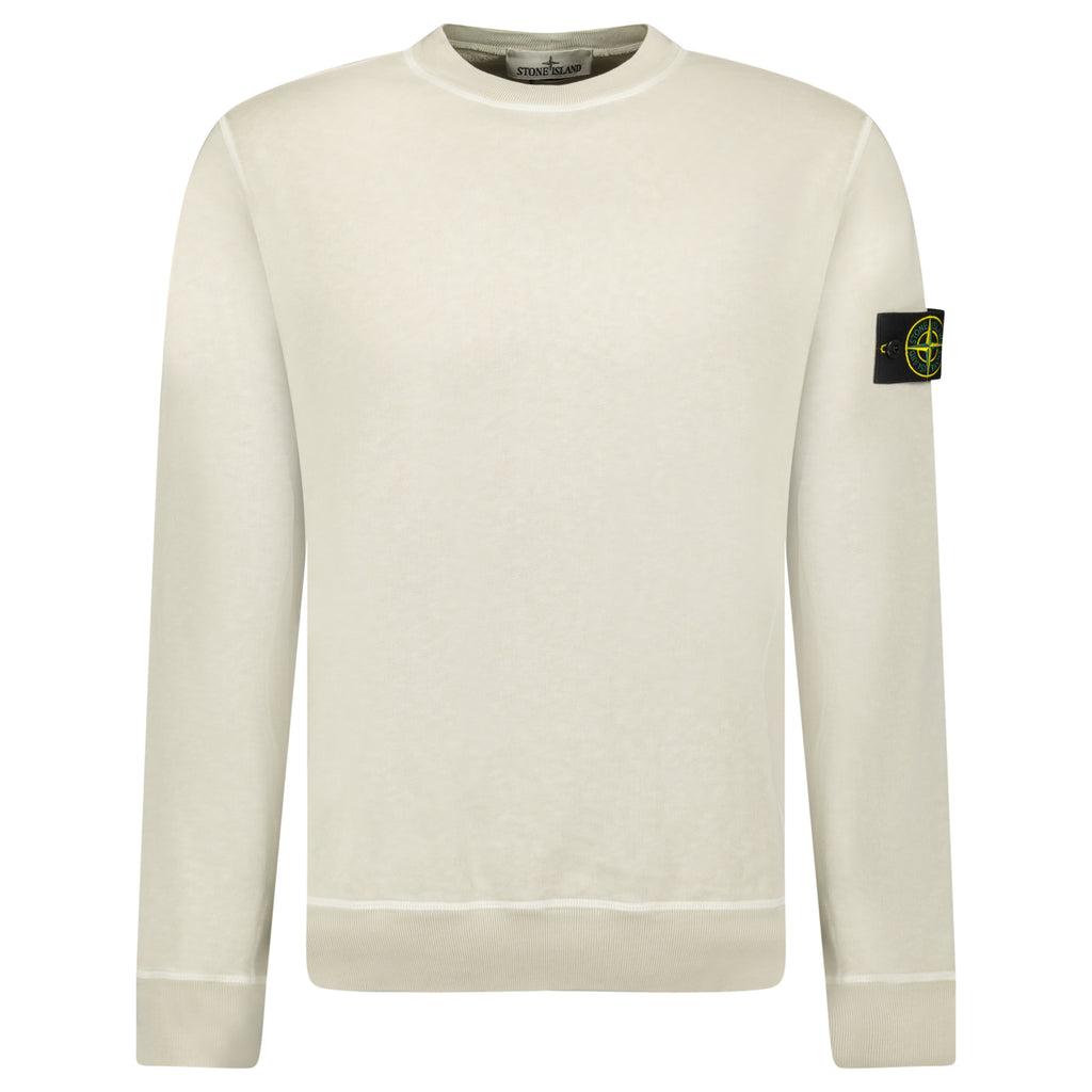 Stone Island Malfie 'Old Effect' Sweatshirt Beige - chancefashionco