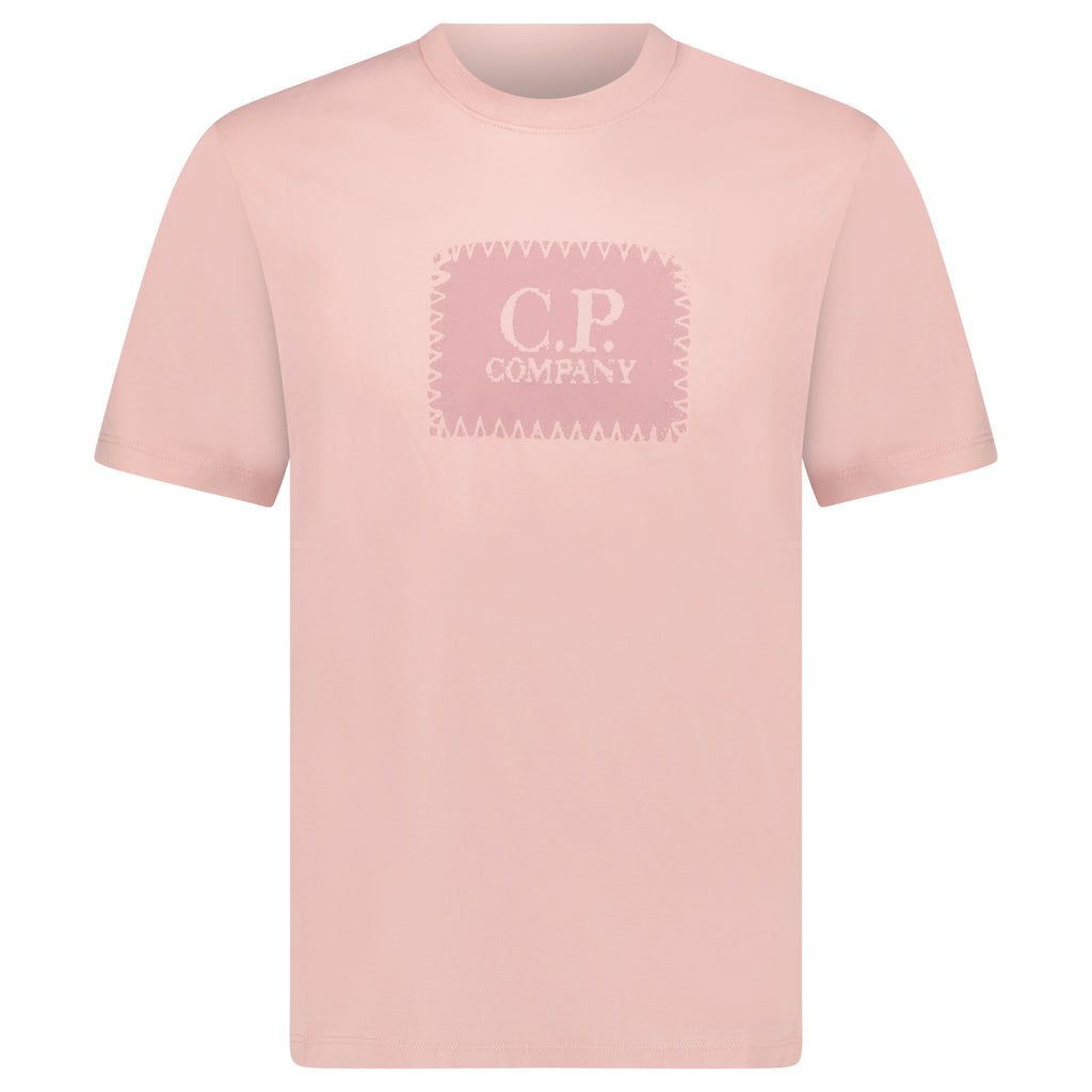 CP Company Stitch Print T-Shirt Rose - chancefashionco