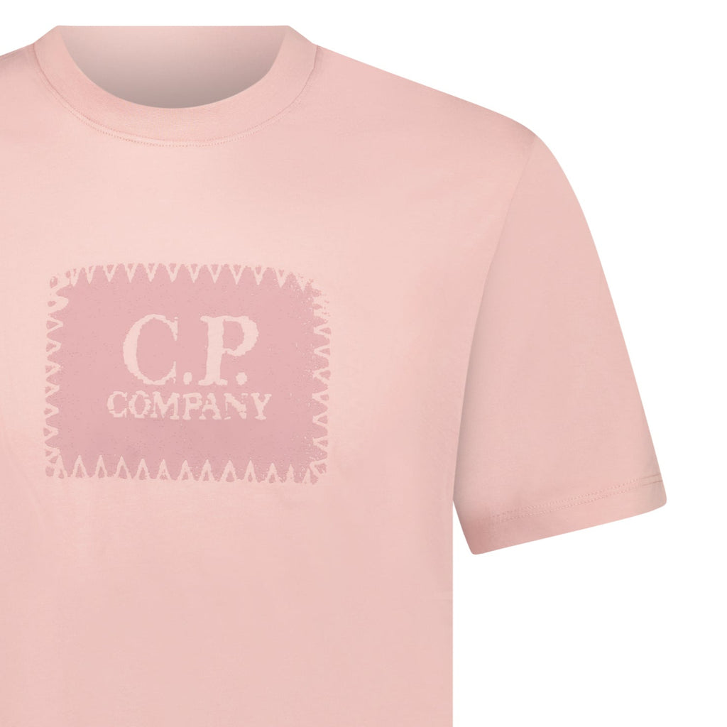 CP Company Stitch Print T-Shirt Rose - chancefashionco