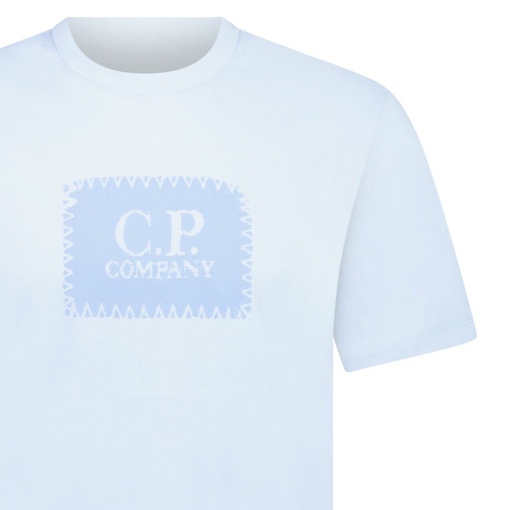 CP Company Stitch Print T-Shirt Cerulean - chancefashionco