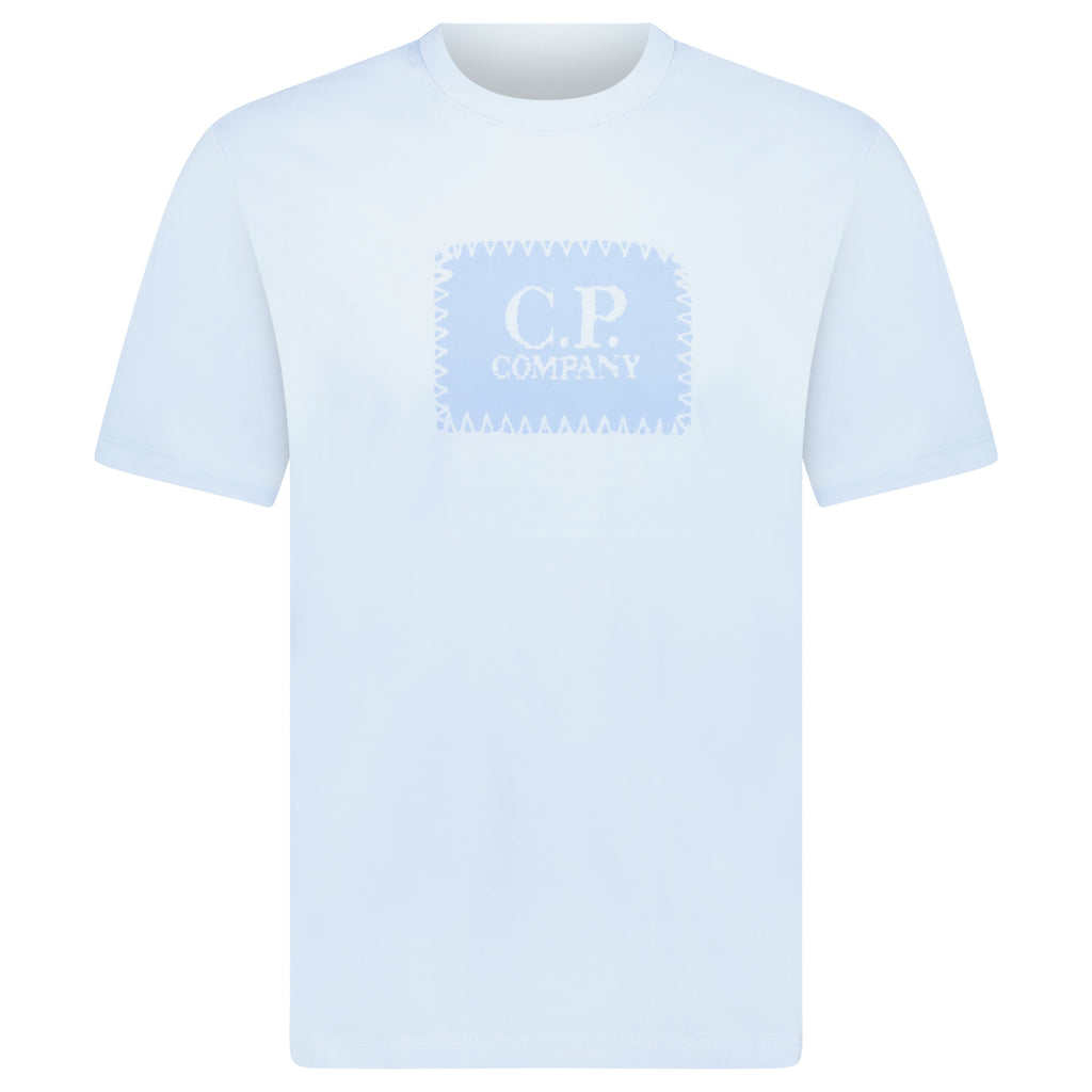 CP Company Stitch Print T-Shirt Cerulean - chancefashionco