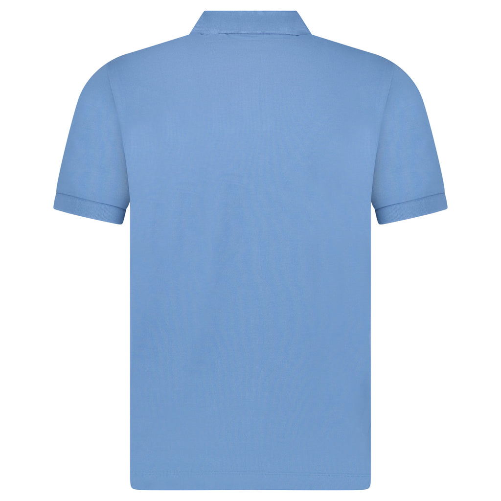 Stone Island Compass Logo Polo Blue - chancefashionco