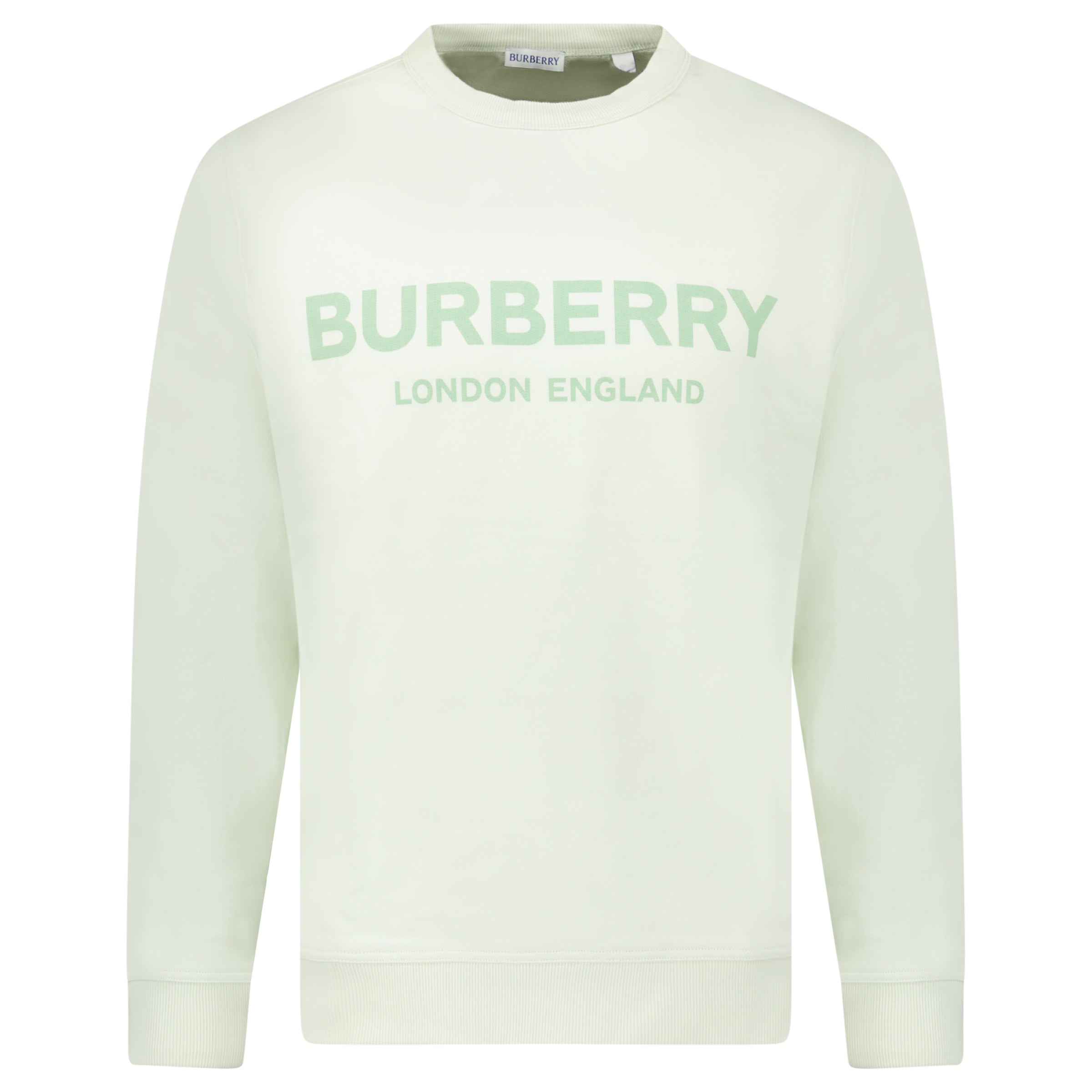 Burberry 'Fawson' Logo Print Sweatshirt Pistachio