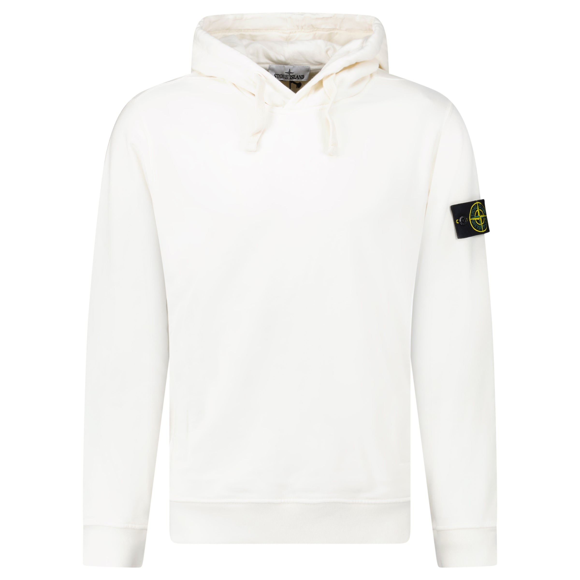 Color variation of Stone Island Brushed Organic Cotton Hoodie Ivory