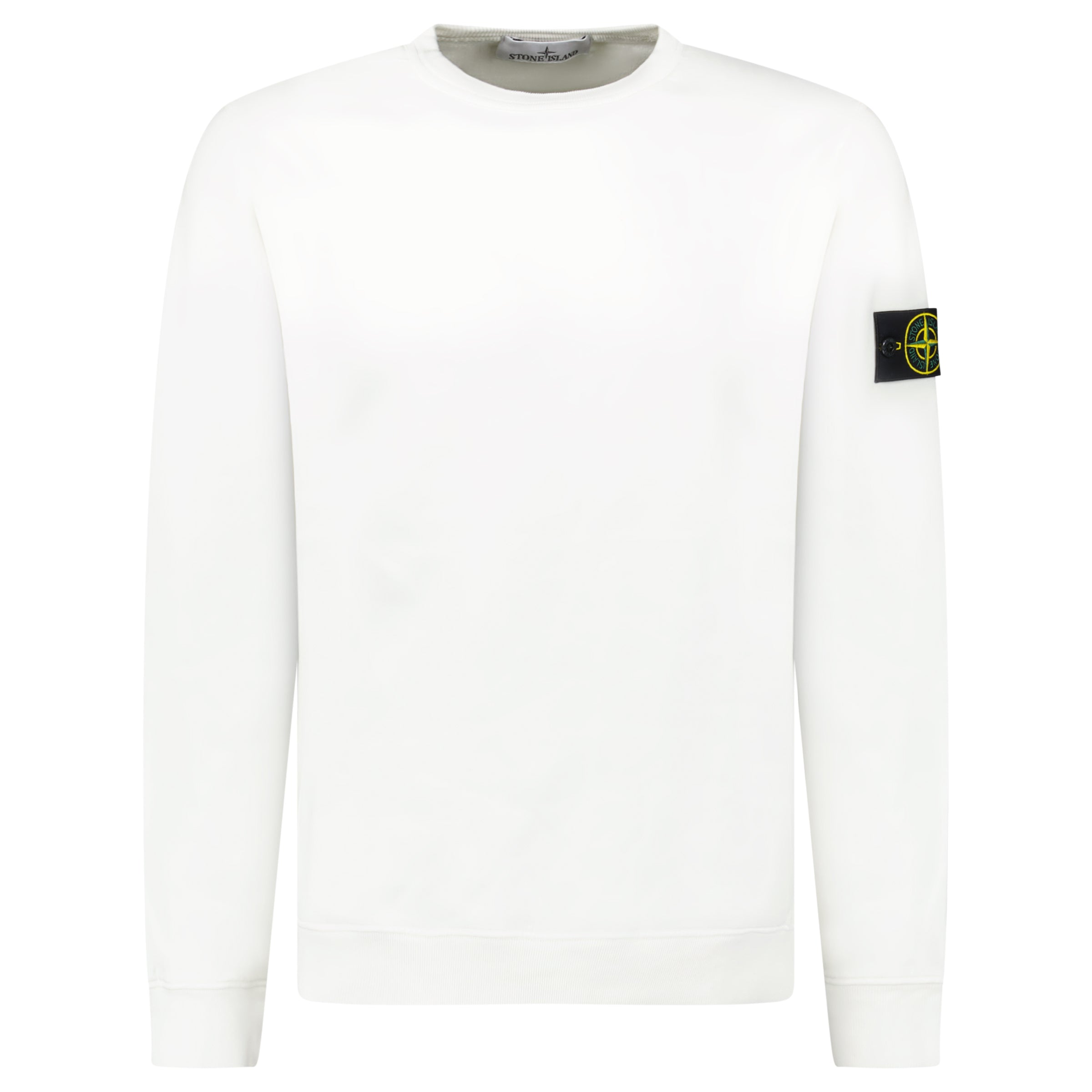 Color variation of Stone Island Brushed Organic Cotton Sweatshirt Ivory