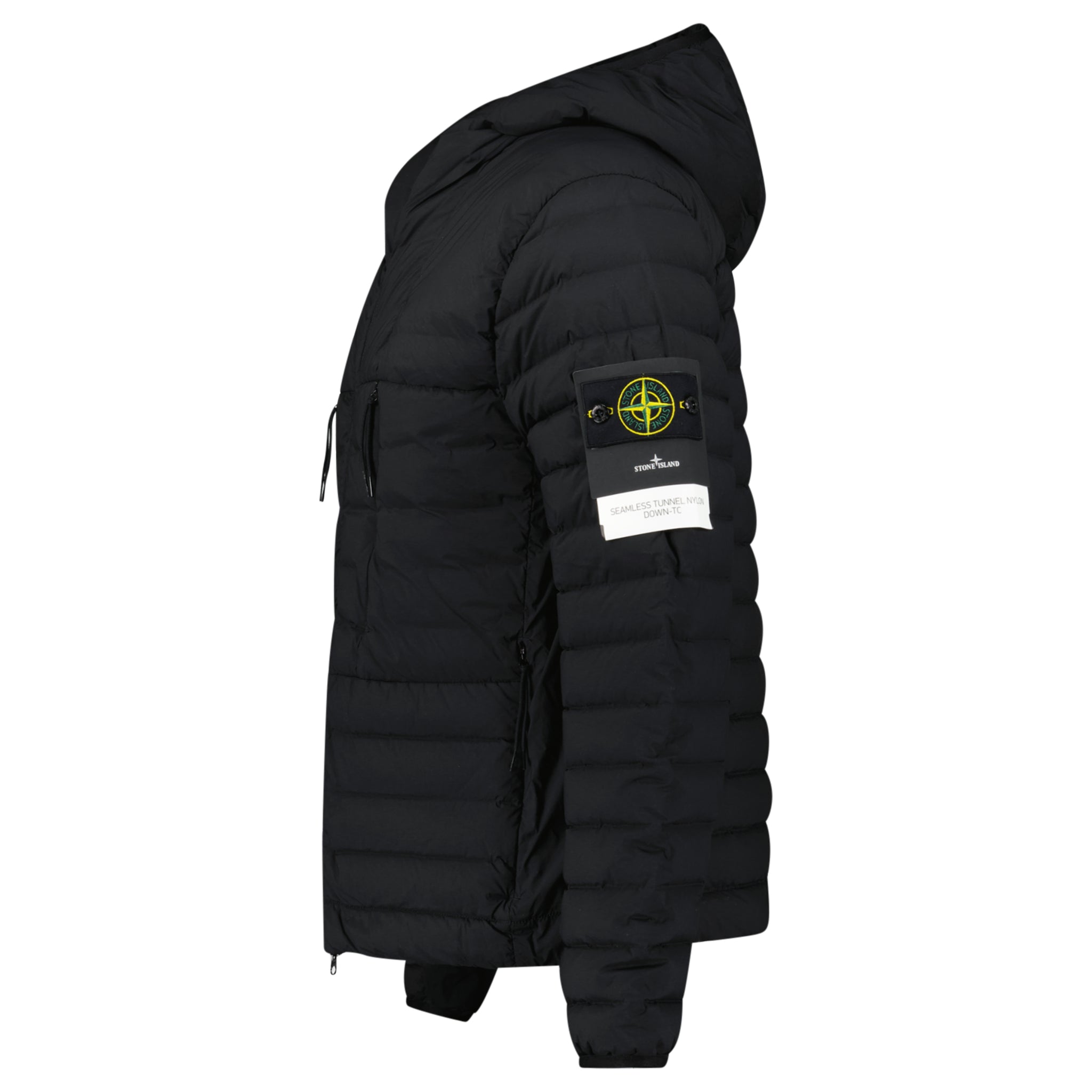 Stone Island Seamless Tunnel Padded Shell Down Jacket Black