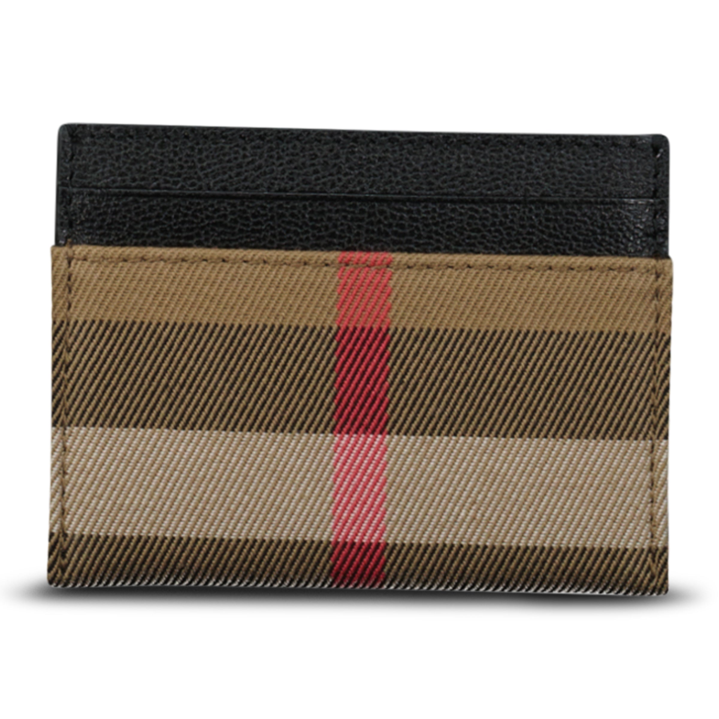 Color variation of Burberry Sandon Check Card Holder Black