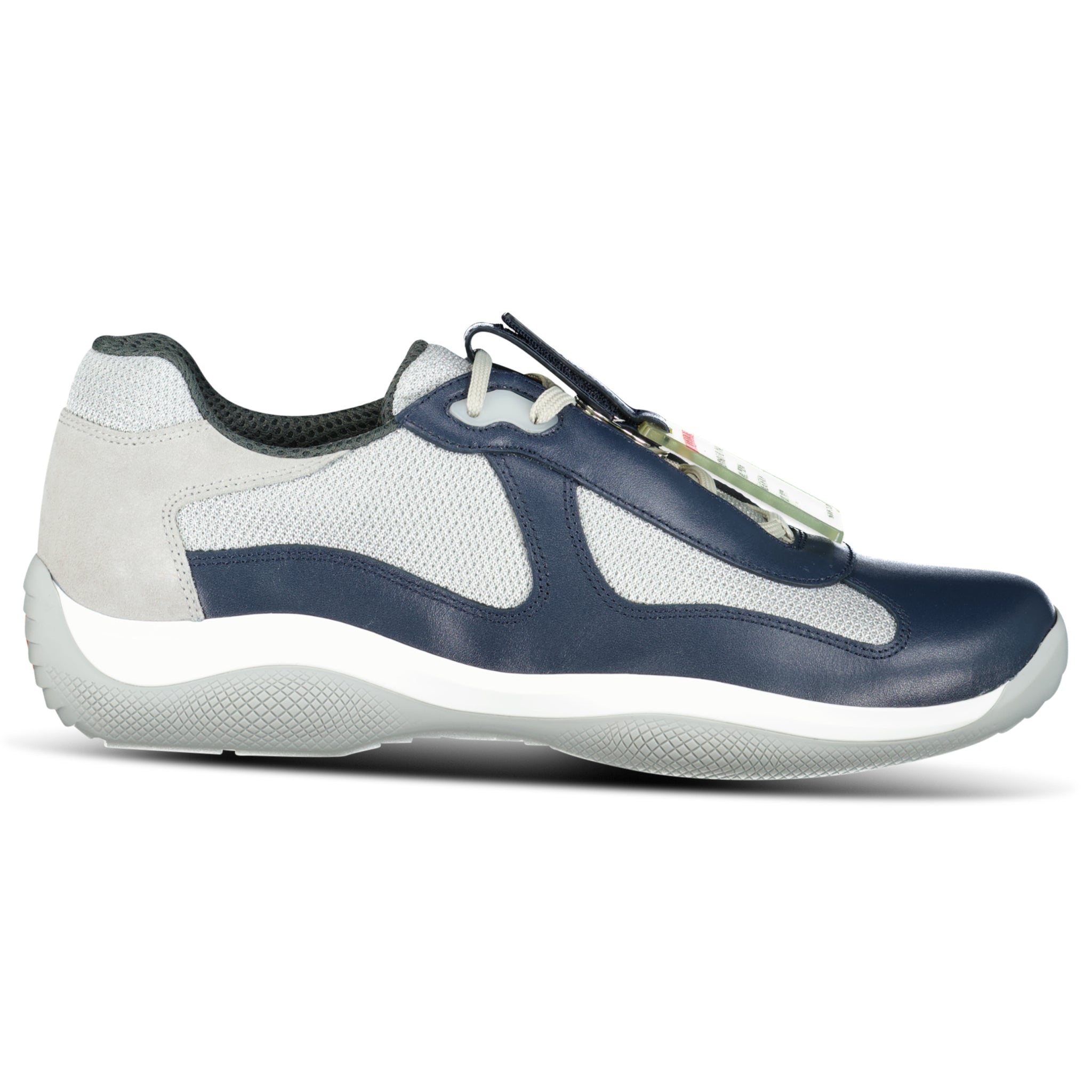 patent leather sneakers prada navy blue shoes