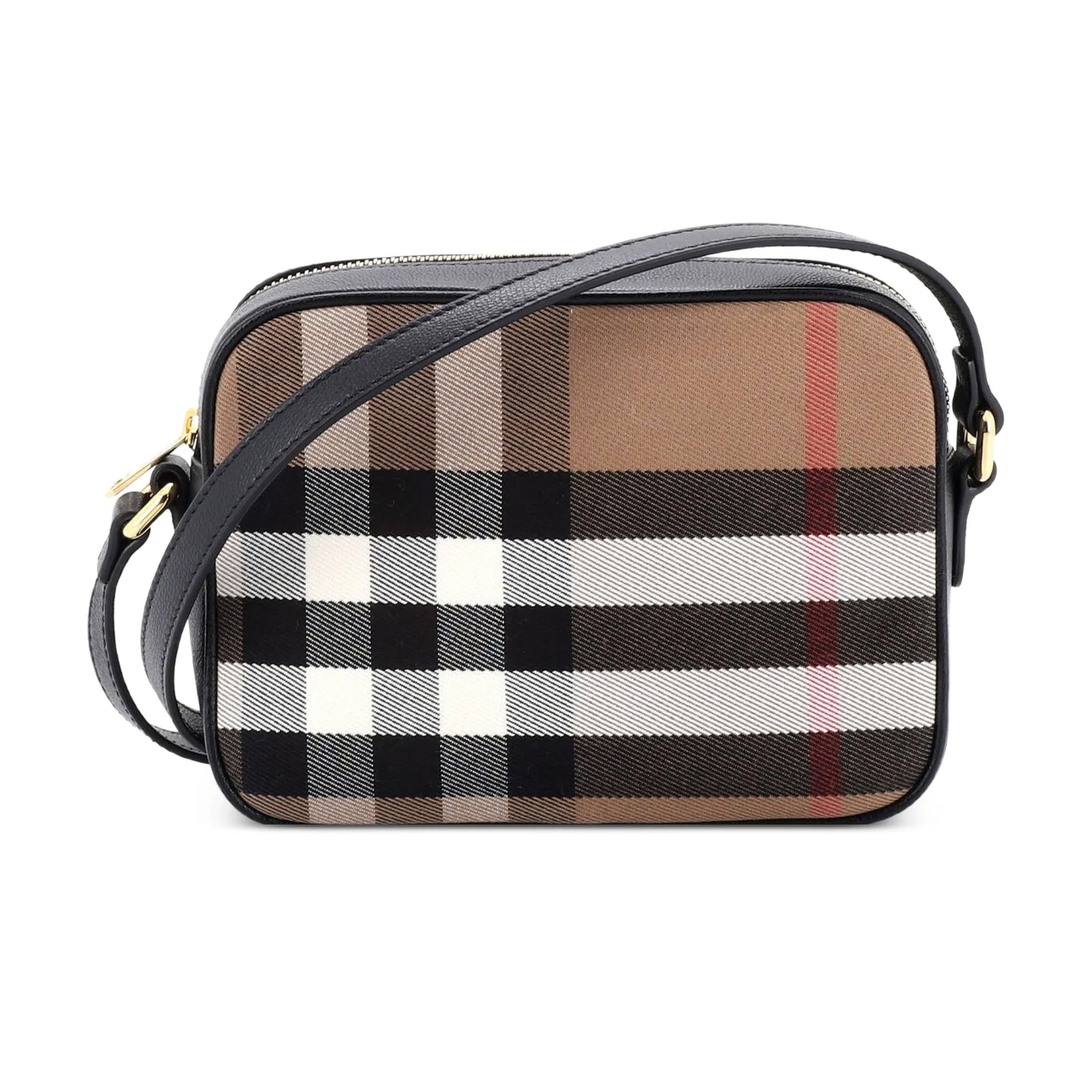 Burberry Camera Leather Cross Body Shoulder Bag Black– chancefashionco