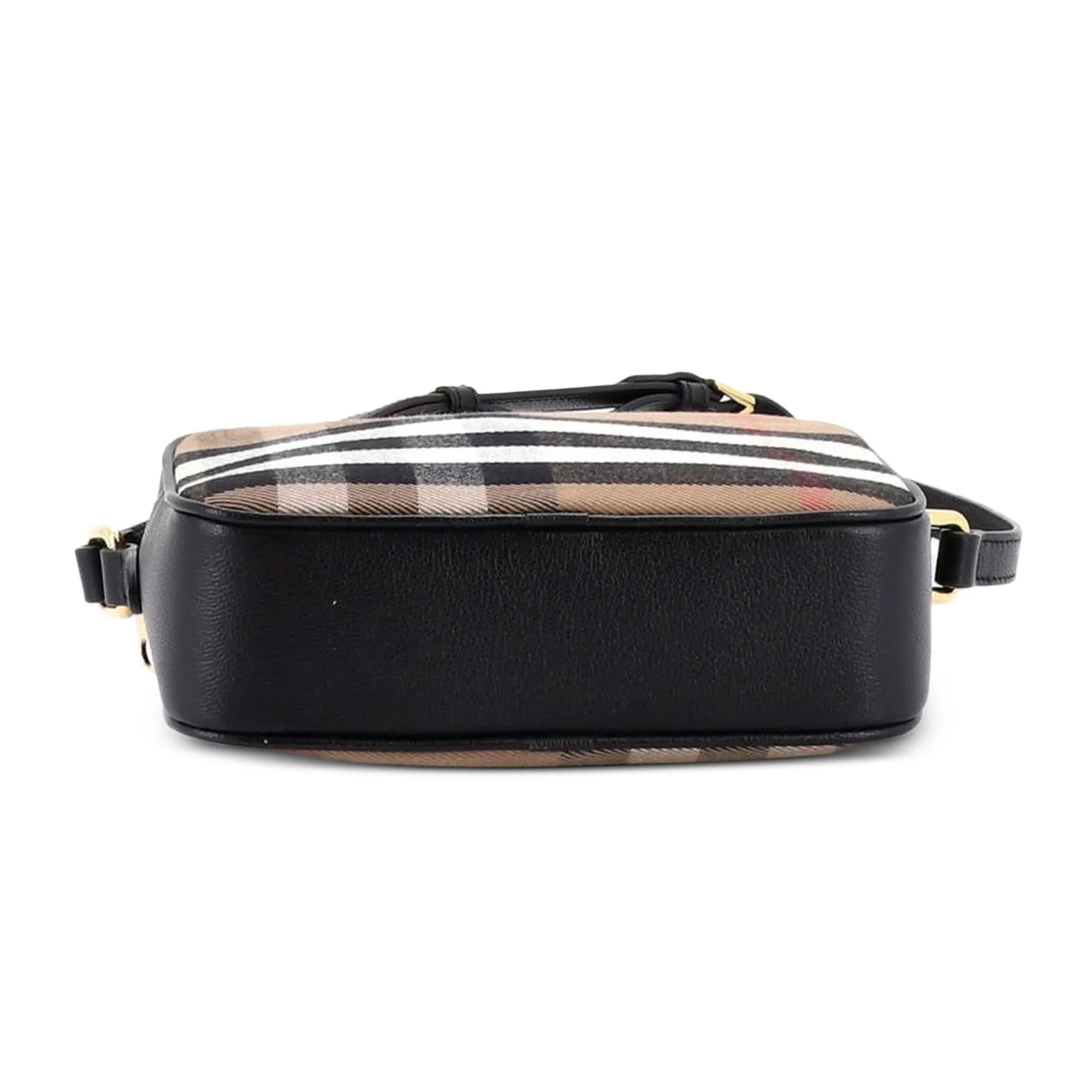 Burberry Camera Leather Cross Body Shoulder Bag Black– chancefashionco