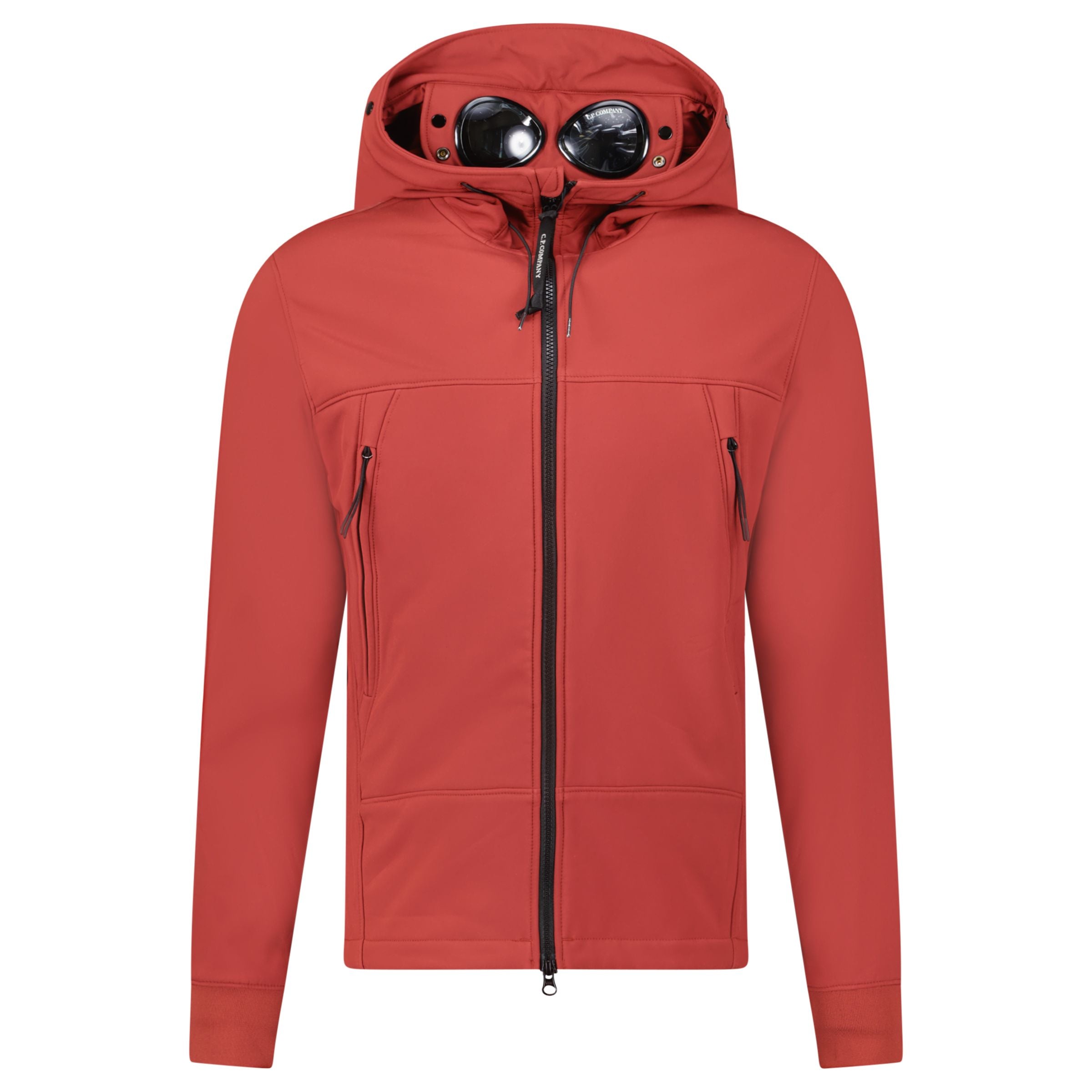 CP Company Soft Shell Goggle Jacket Red chancefashionco