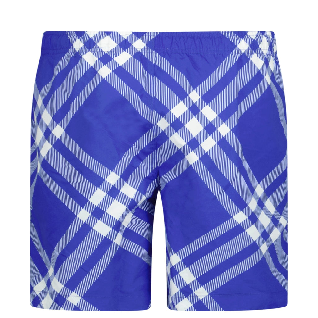 Burberry Check Swim Shorts Blue - chancefashionco