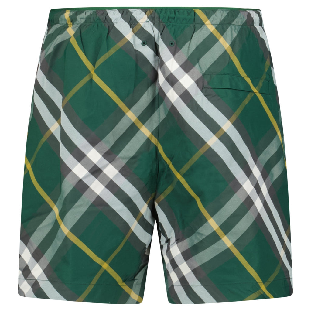 Burberry Check Swim Shorts Ivy Green - chancefashionco