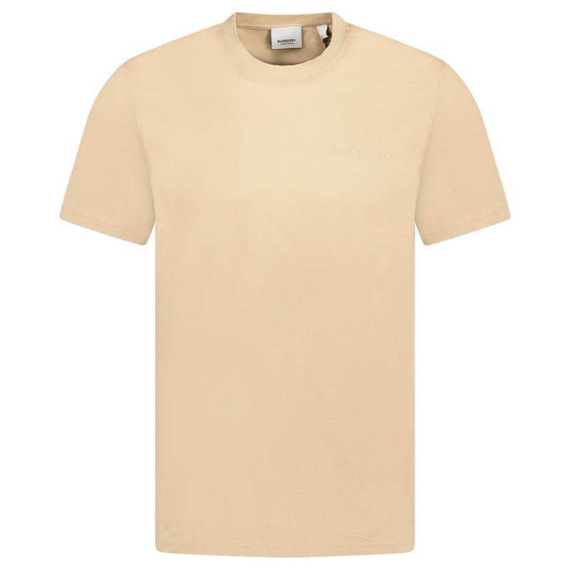 Burberry Crew Neck Logo T-Shirt Beige - chancefashionco