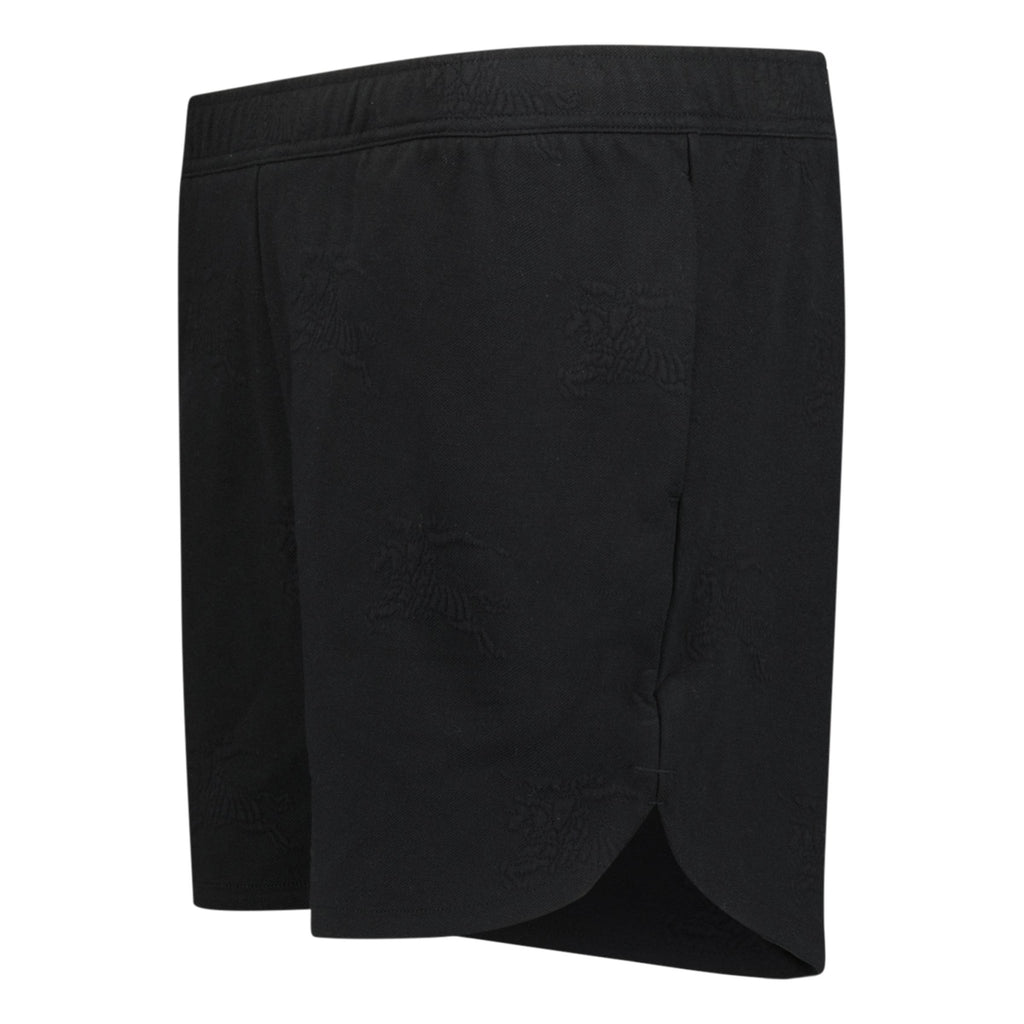 Burberry EKD Jacquard Cotton Shorts Black - chancefashionco