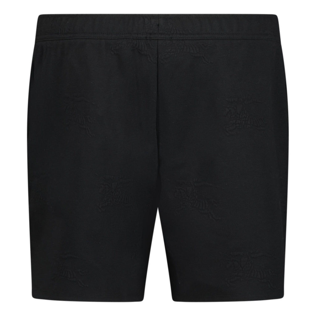 Burberry EKD Jacquard Cotton Shorts Black - chancefashionco