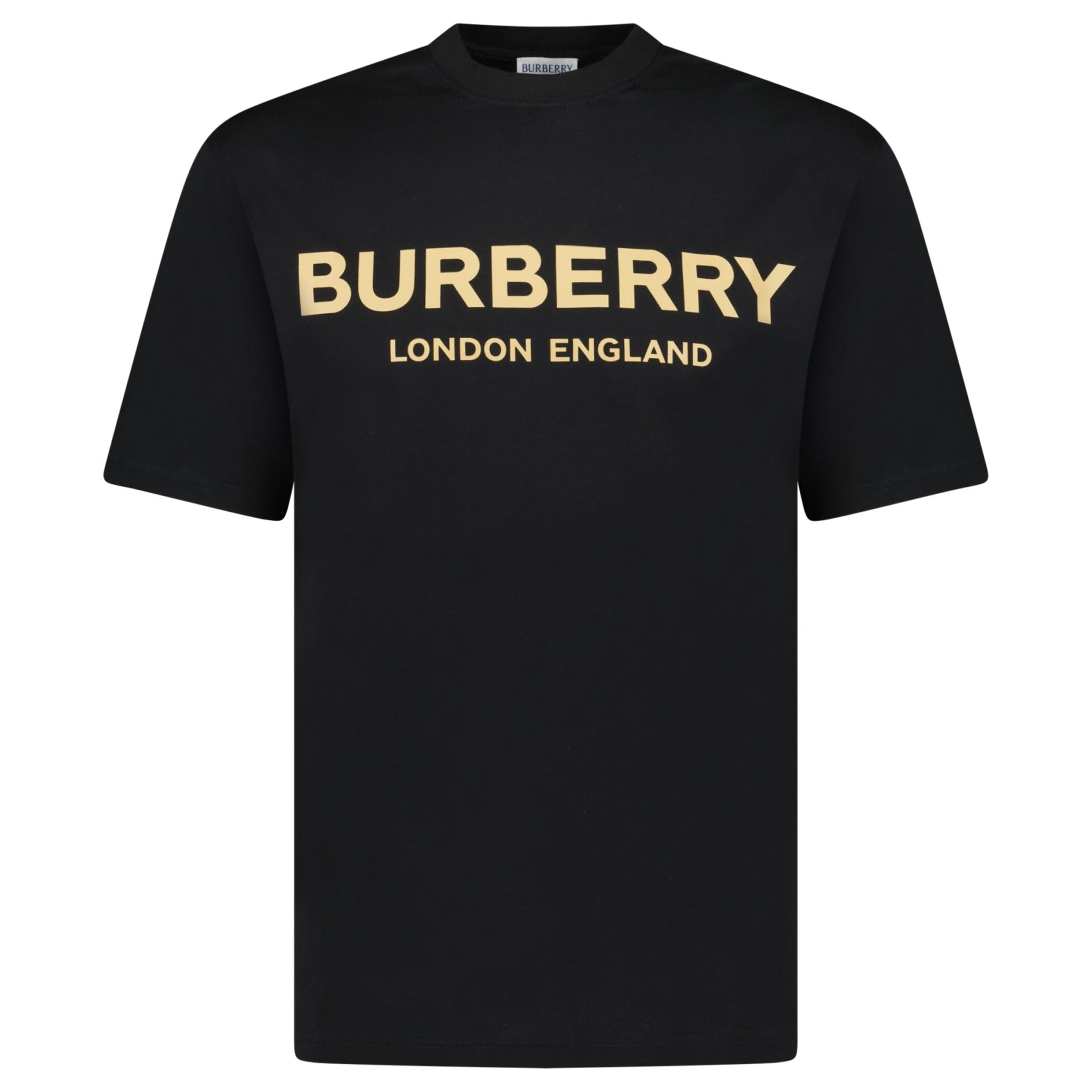 Color variation of Burberry 'Ellison' Logo Print T-Shirt Black