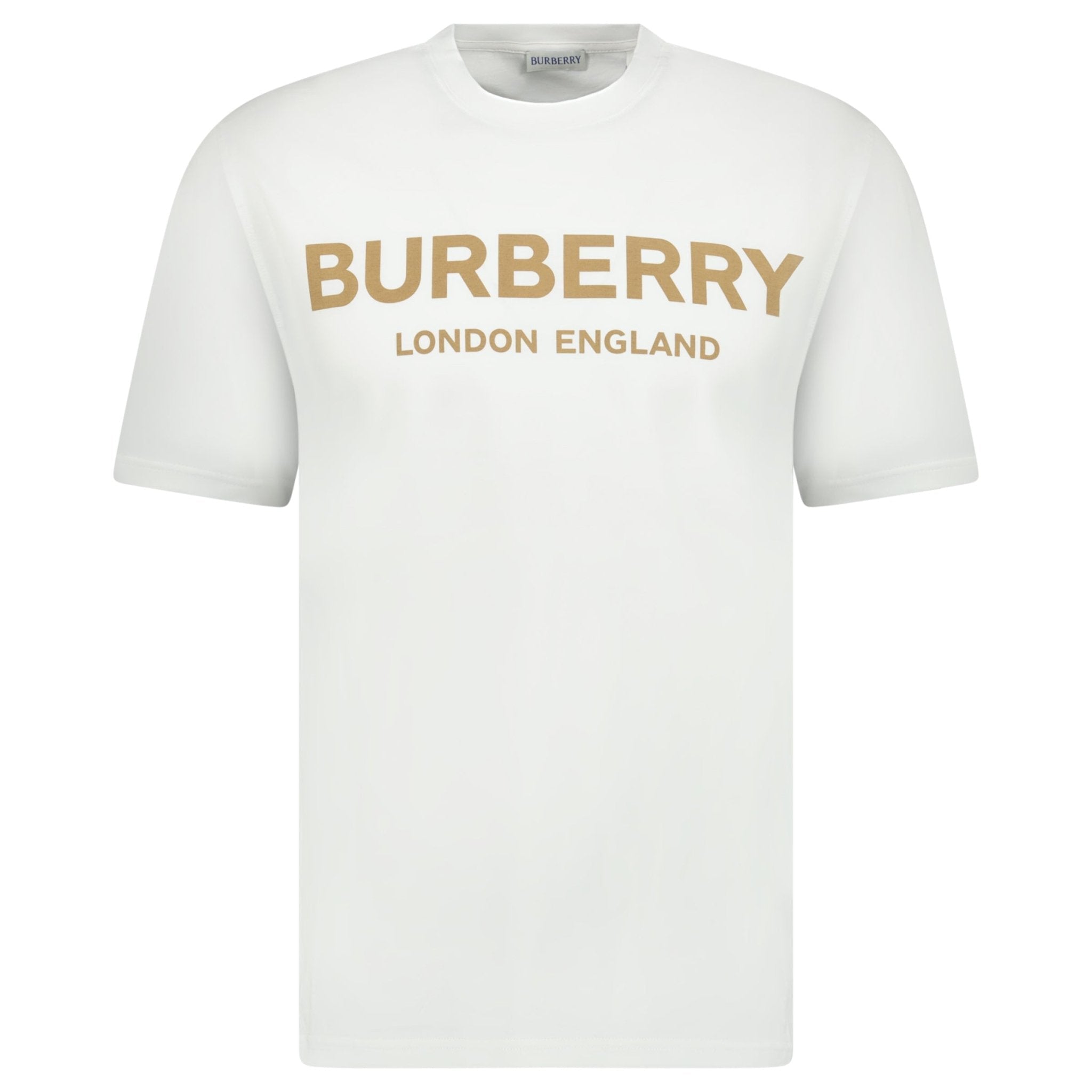 Color variation of Burberry 'Ellison' Logo Print T-Shirt White