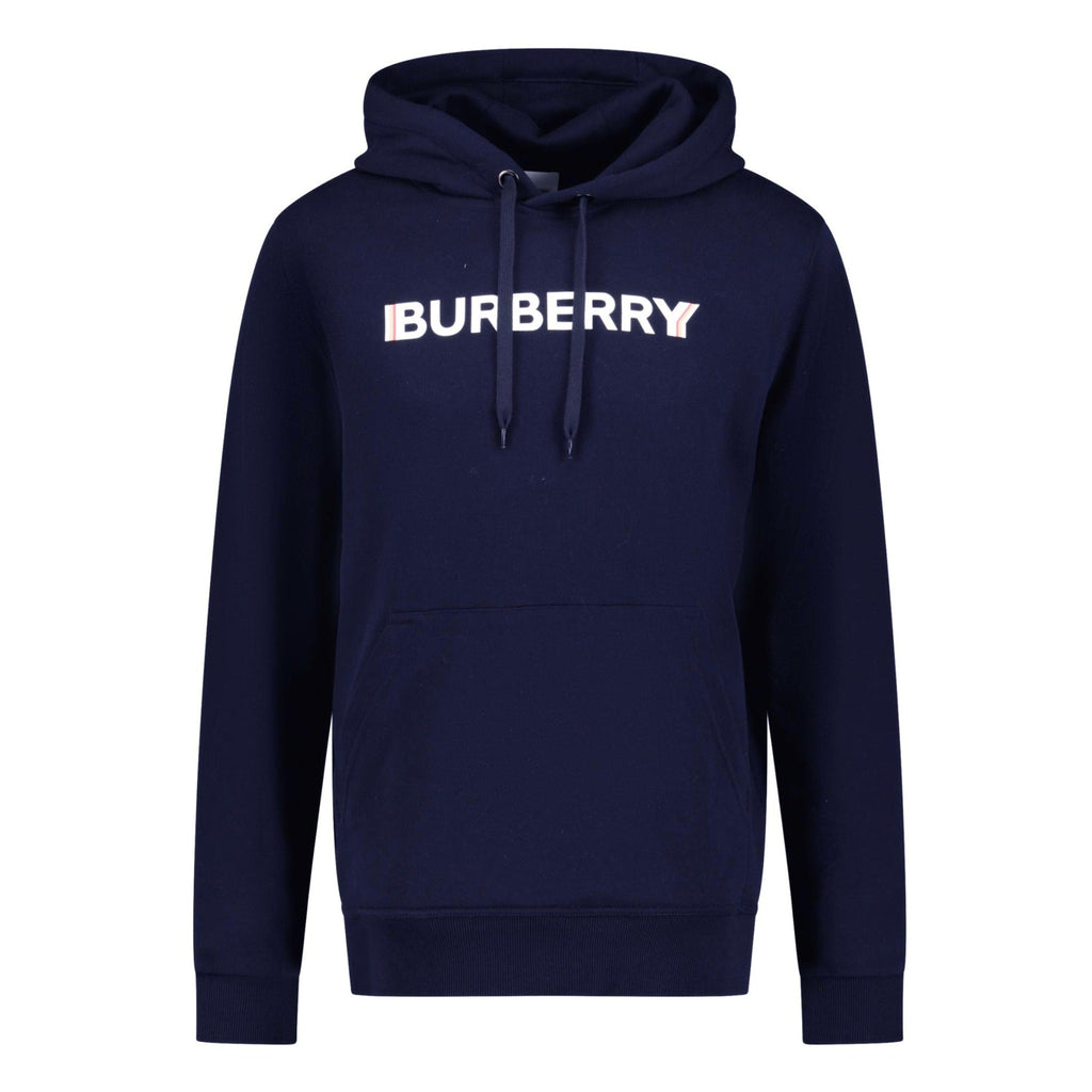 Burberry 'Farley' Logo Hoodie Sweatshirt Navy - chancefashionco