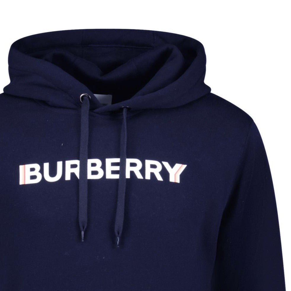 Burberry 'Farley' Logo Hoodie Sweatshirt Navy - chancefashionco