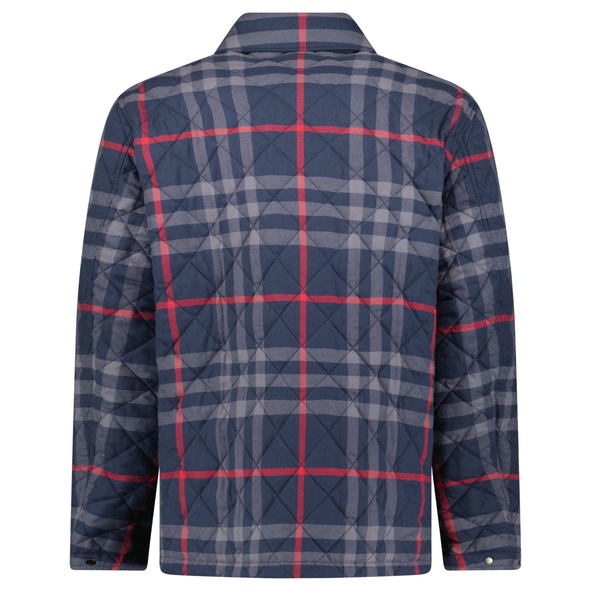 Burberry 'Forres' Diamond Quilted Jacket Navy chancefashionco