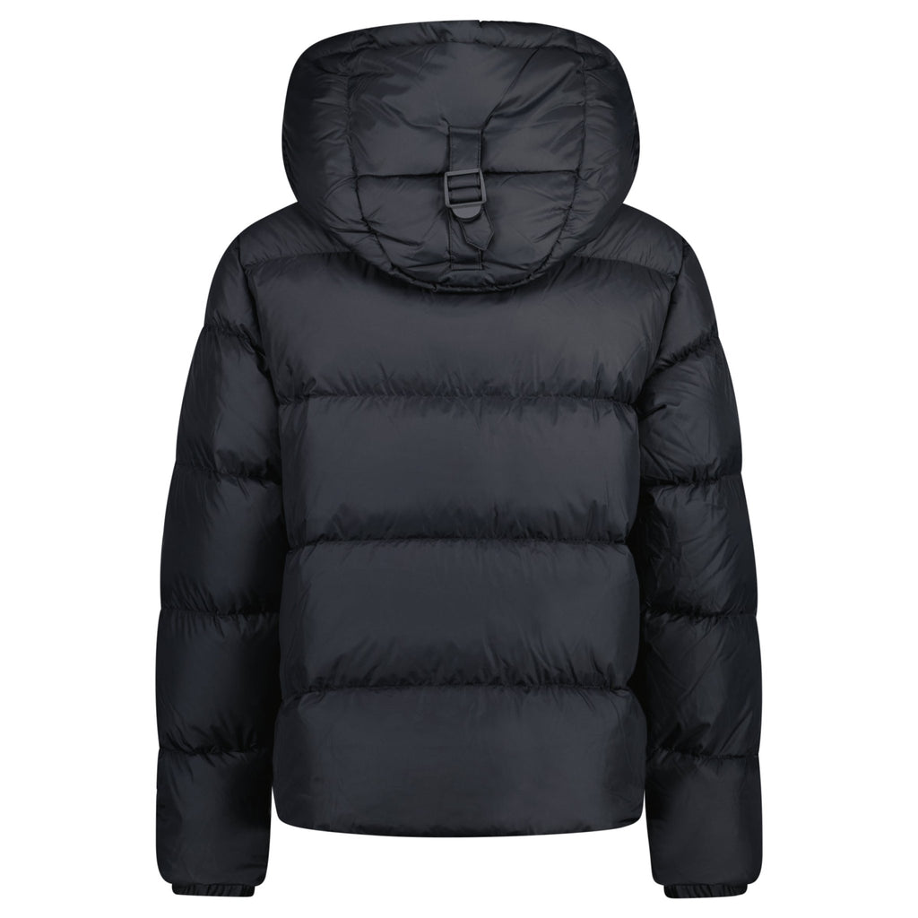 Burberry 'Halsby' Hooded Check Down Jacket Black - chancefashionco