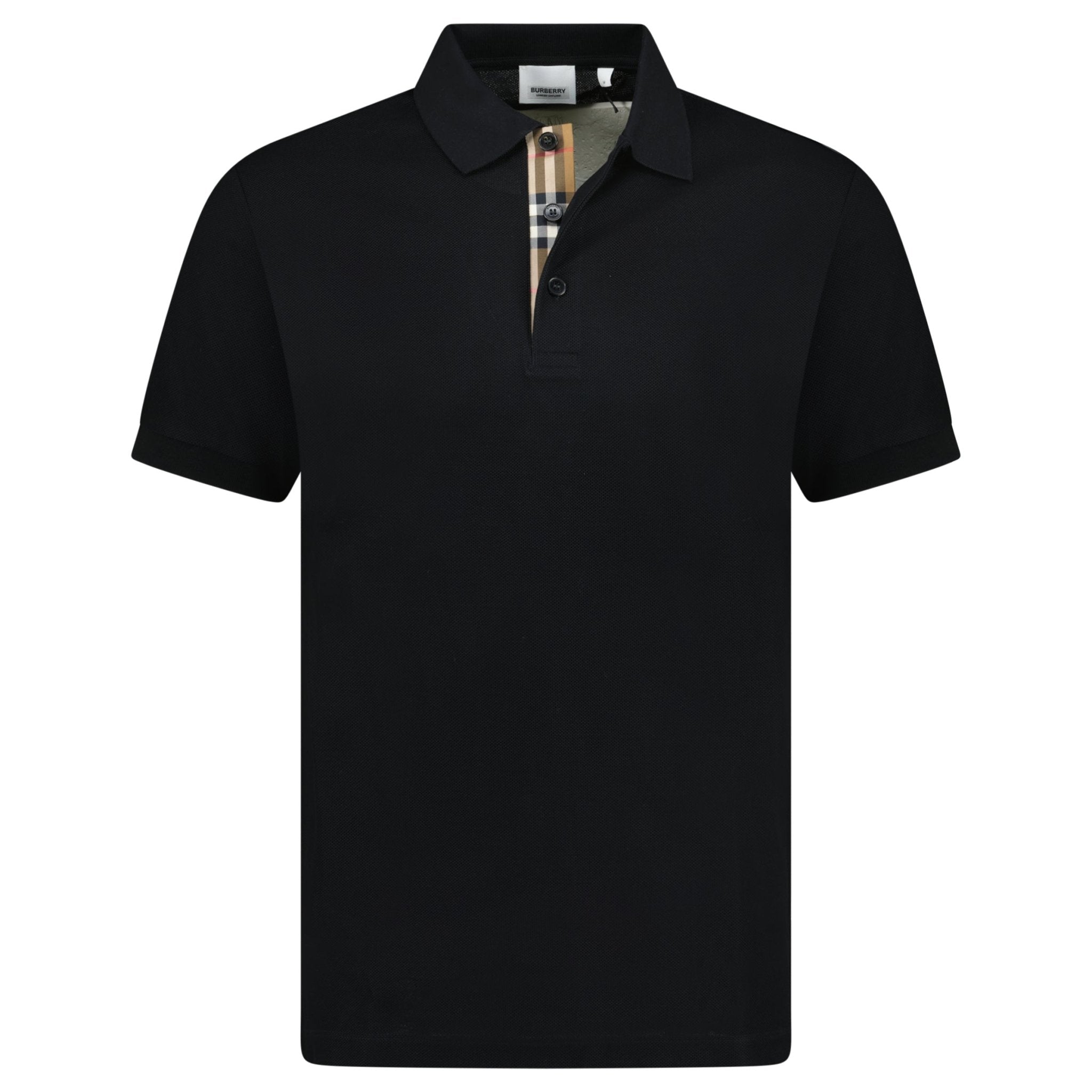 Burberry 'Hartford' Check Polo Black1