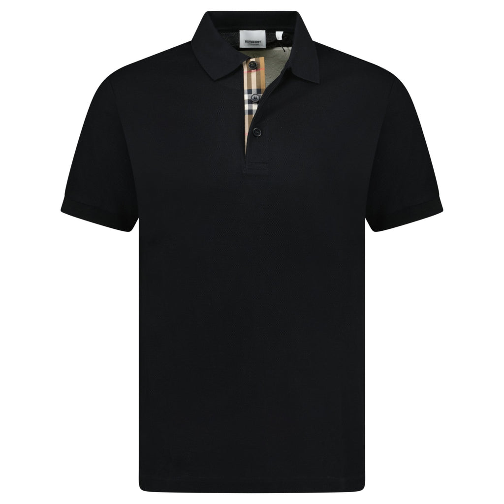 Burberry 'Hartford' Check Polo Black - chancefashionco