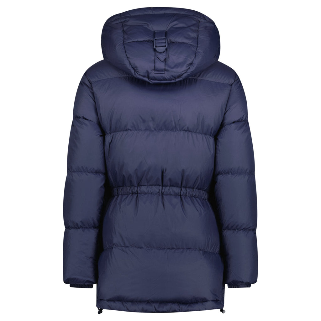 Burberry 'Haworth' Hooded Check Down Jacket Navy - chancefashionco