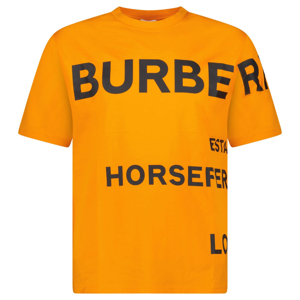 Burberry Horseferry Cotton T-Shirt Orange - chancefashionco