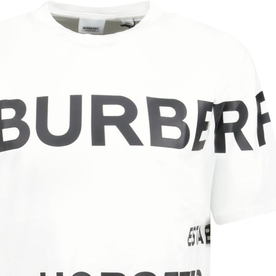 Burberry Horseferry Cotton T-Shirt White chancefashionco