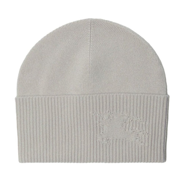Burberry Logo Cashmere EKD Beanie Beige | chancefashionco display picture 3