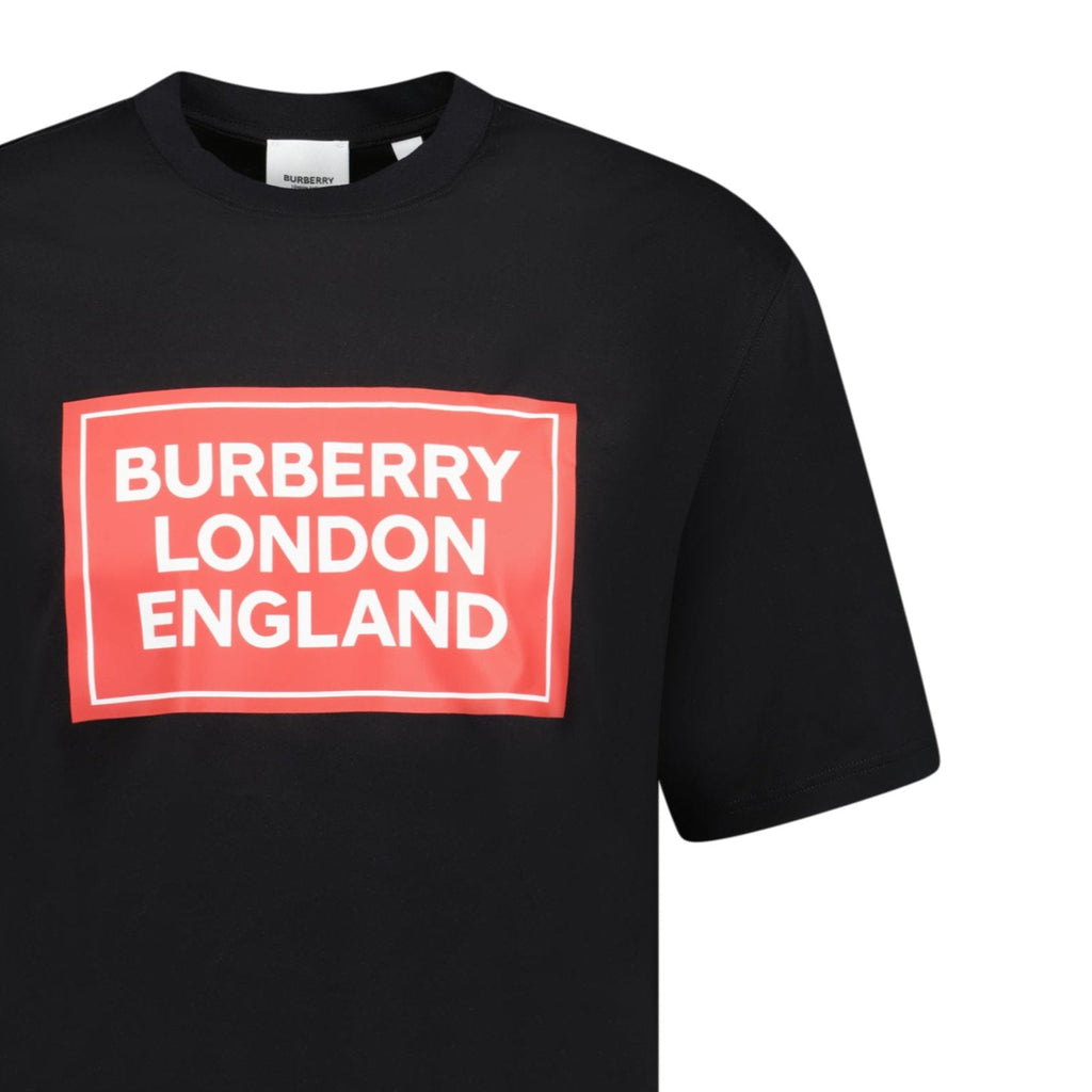 Burberry London England Logo T - Shirt Black - chancefashionco