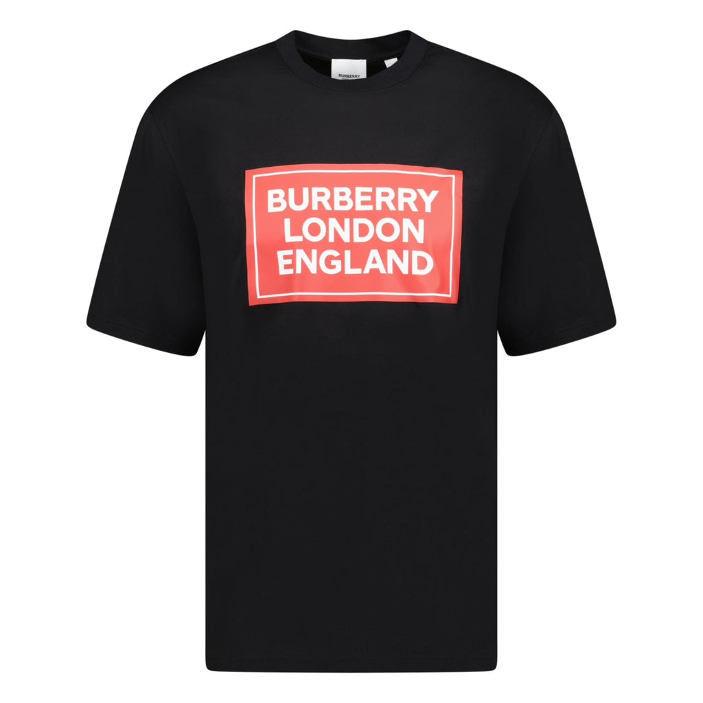 Burberry London England Logo T - Shirt Black - chancefashionco