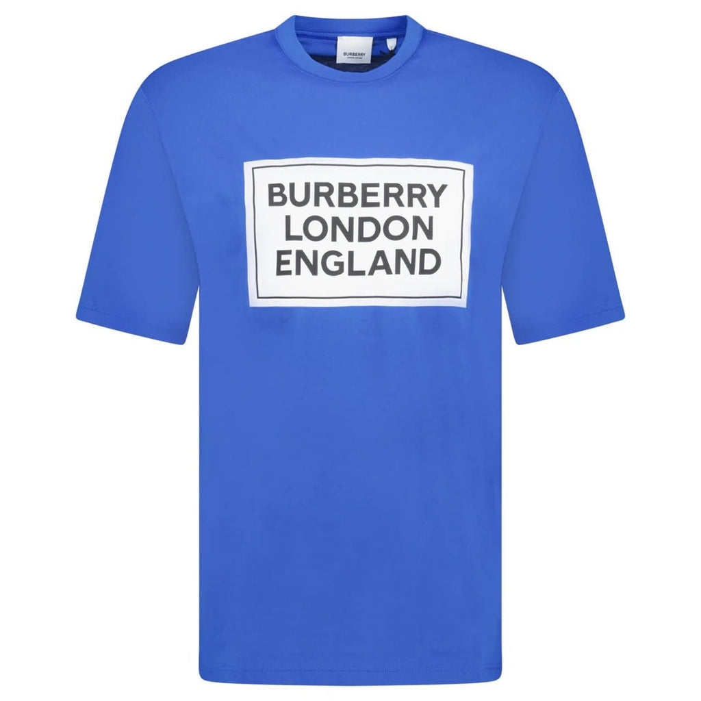 Burberry London England Logo T-Shirt Blue - chancefashionco